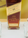 Johnnie Walker 21 Year Old Gift Set "Slightly leaking" (700ml)