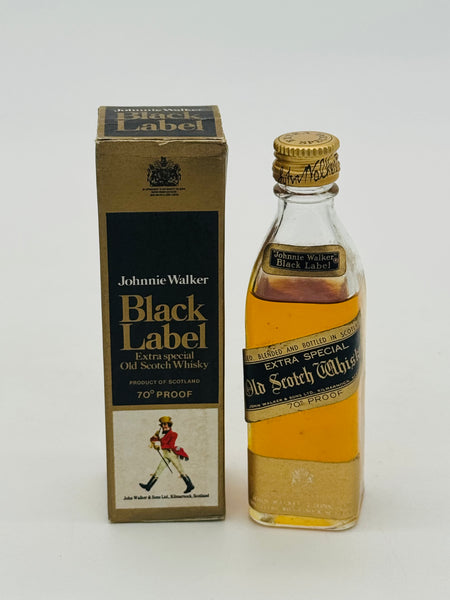 Johnnie Walker Black Label Extra Special Bottled 1970s (50ml)