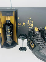 Glenfiddich Grand Cru 23 Year Old x Chase Shiel Shoes Set (700ml bottle, 2x Glasses & Size US 10 Shoes) One of only 23 ever made!
