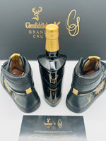 Glenfiddich Grand Cru 23 Year Old x Chase Shiel Shoes Set (700ml bottle, 2x Glasses & Size US 10 Shoes) One of only 23 ever made!