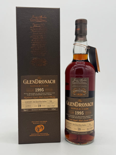 Glendronach 1995 19 Year Old Single PX Sherry Puncheon #538 (700ml)