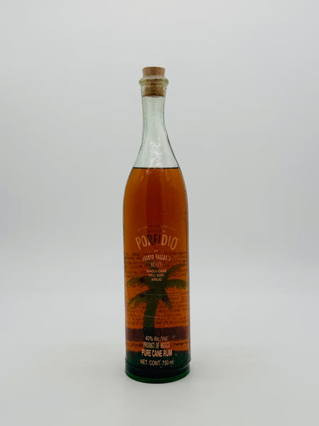 Porfidio Single Barrel Anejo Rum Palm Tree Bottle (750ml)