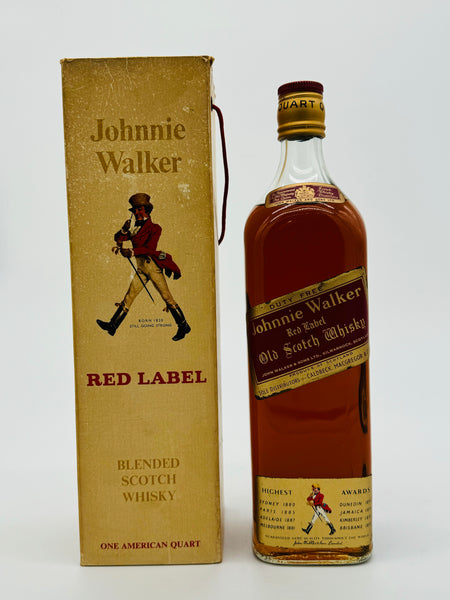 Johnnie Walker Red Label Quart 1960s (937.5ml)