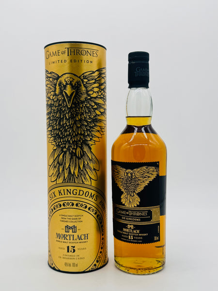 Game of Thrones Limited Editition Six Kingdoms Mortlach 15 Year Old Single Malt Scotch Whisky (700ml)