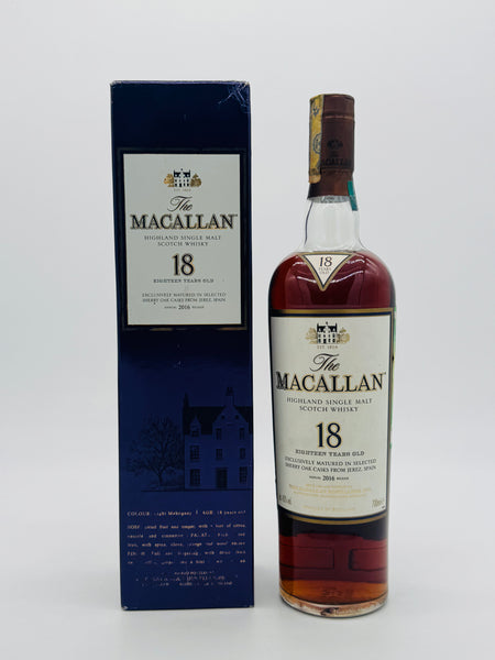 The Macallan 18 Year Old 2016 (700ml)