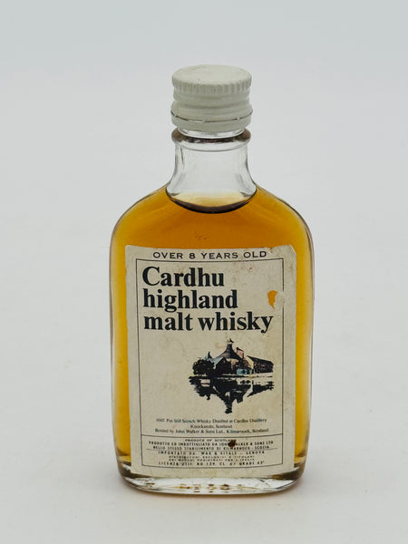 Cardhu 8 Year Old John Walker and Sons Miniature 1970s - Wax & Vitale Import (40ml)