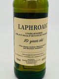 Laphroaig 1980’s 10 Year Old Unblended Single Malt Whisky (750ml)