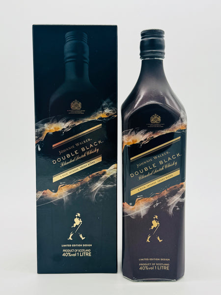 Johnnie Walker Double Black - Limited Edition Design Created By Mattia Biagi (1000ml)