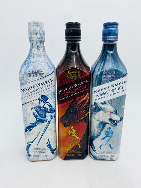Johnnie Walker Game of Thrones  Trio Set  (3 x 700ml)