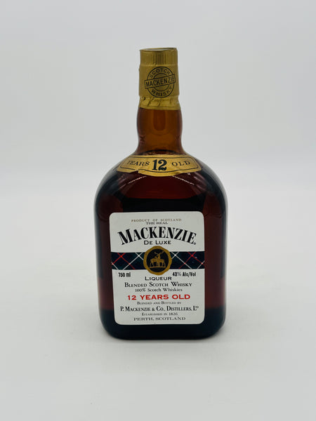 The Real Mackenzie De Luxe 12 Year Old Bottled 1980s (750ml)