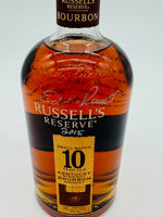 Russell's Reserve 10 Year Old Small Batch Bourbon Signed by EDDIE RUSSELL (750ml)