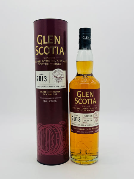 Glen Scotia 2013 Bordeaux Single Cask Single Malt (700ml)