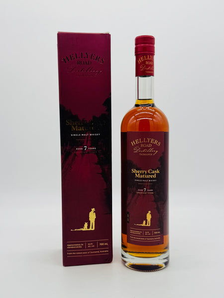 Hellyers Road Aged 7 Years Sherry Cask Matured Australian Single Malt Whisky (700ml)