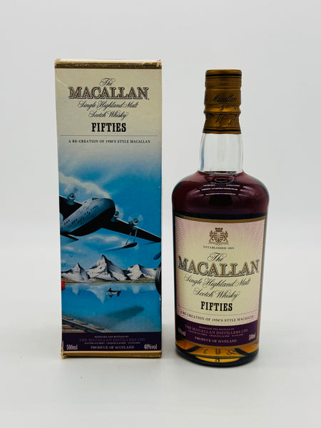 Macallan Travel Decades Series Fifties Single Malt Scotch Whisky (500ml)
