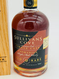 Sullivans Cove Old & Rare 16 Year Old Single Refill American Oak Ex-Bourbon Cask TD0048 (700ml)
