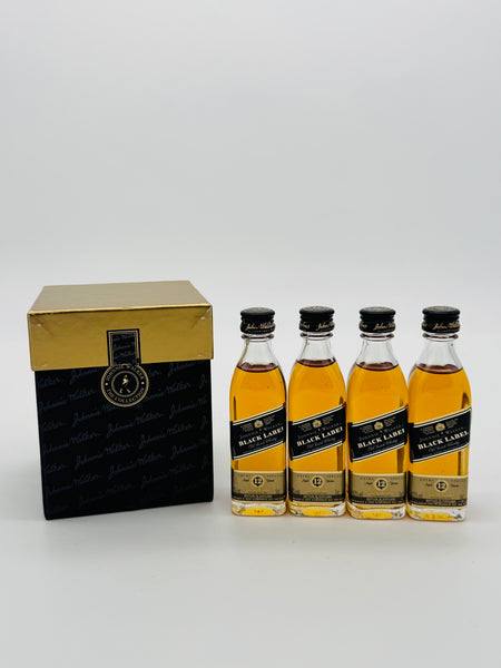 Black label 12 Miniature gift set (4 x 50ml)