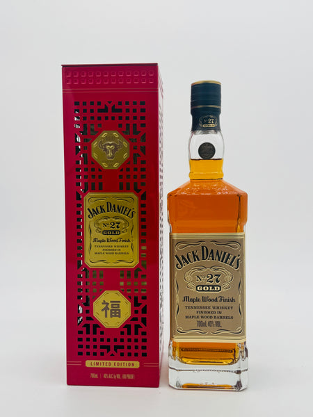 Jack Daniel's No.27 Gold Maple Wood Finish - Zodiac Year of the Ox (700ml)