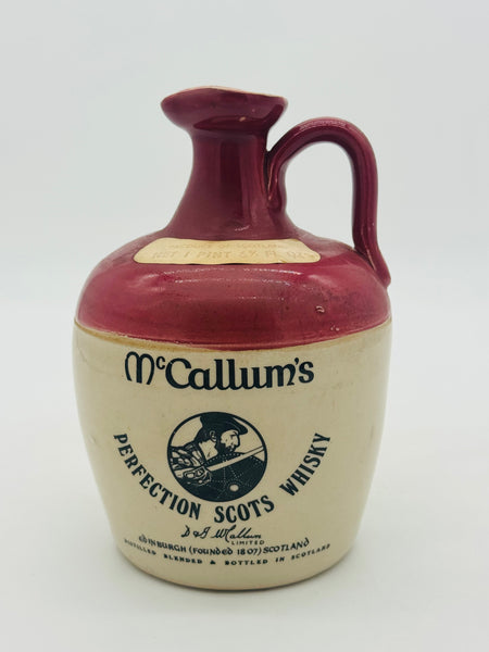 McCallum's Blended Scotch Whisky Ceramic Jug 1970s (750ml)