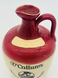 McCallum's Blended Scotch Whisky Ceramic Jug 1970s (750ml)