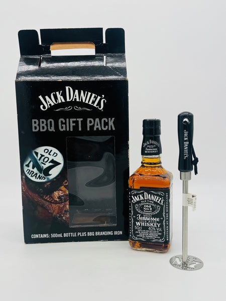 Jack Daniel's Old No. 7 with BBQ Branding Iron (500ml)