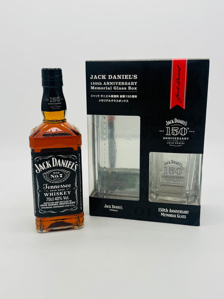 Jack Daniels 150th Anniversary Gift Pack 1 Glass (700ml)