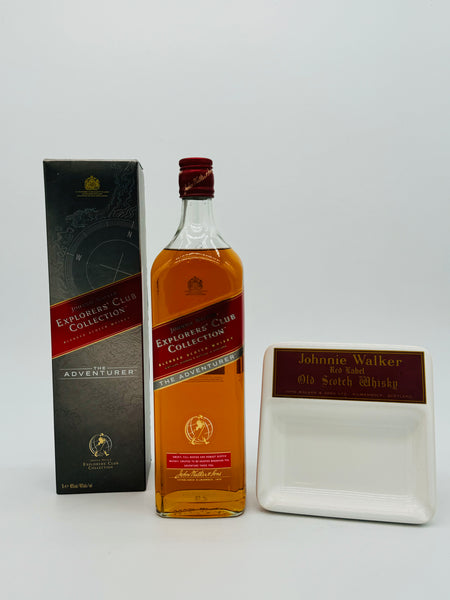 Johnnie Walker Explorers' Club Collection - The Adventurer (1000ml) + free Ashtrays
