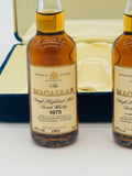 Macallan 18 Year Old 1975 and 12 Year Old Miniatures in gift set (2 x 50ml)