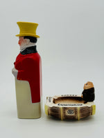Johnnie Walker Master Figurine Bottle from 1961 (650.62ml) + Free Ashtrays