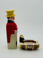 Johnnie Walker Master Figurine Bottle from 1961 (650.62ml) + Free Ashtrays