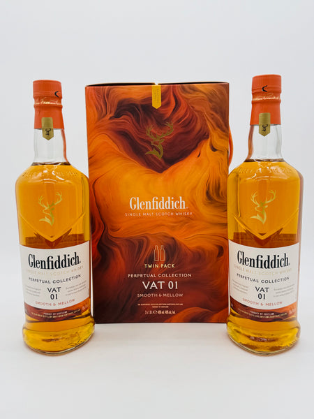 Glenfiddich Perpetual Collection VAT 01 Whisky Twin Pack (2*1000ml)