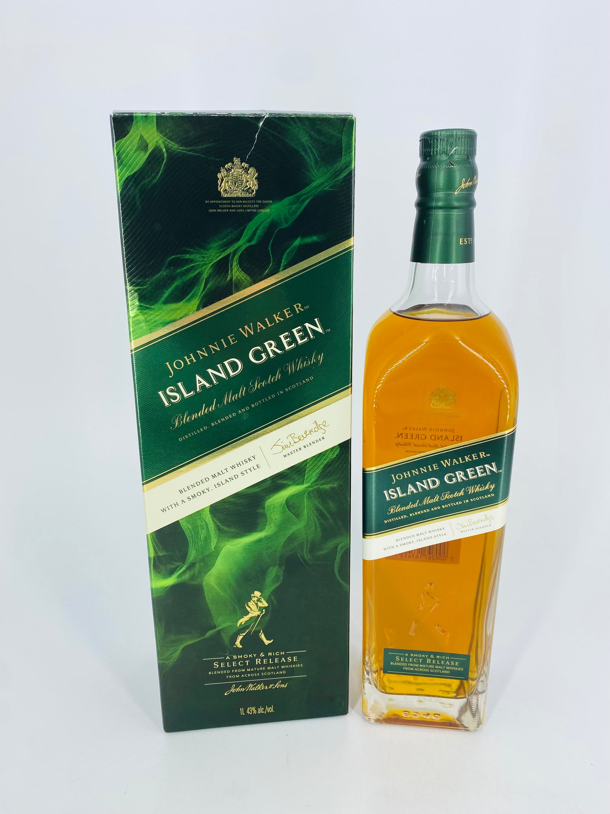 楽天市場】ジョニーウォーカー アイランド グリーン 43度 1000ml