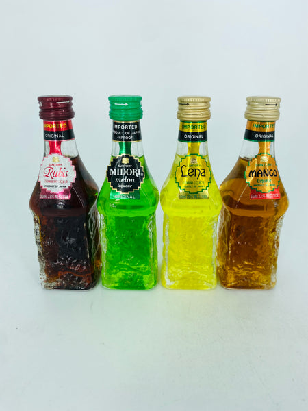 Suntory Midori Liqueurs (4 x 50ml)