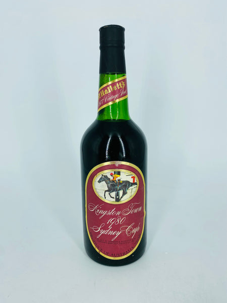 St Hallett's 1977 Vintage Port Kingston Town 1980 Sydney Cup (750ml)