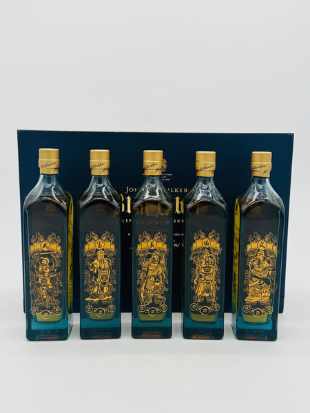 Johnnie Walker Blue Label Gods of Wealth Collection (5 x 200ml)