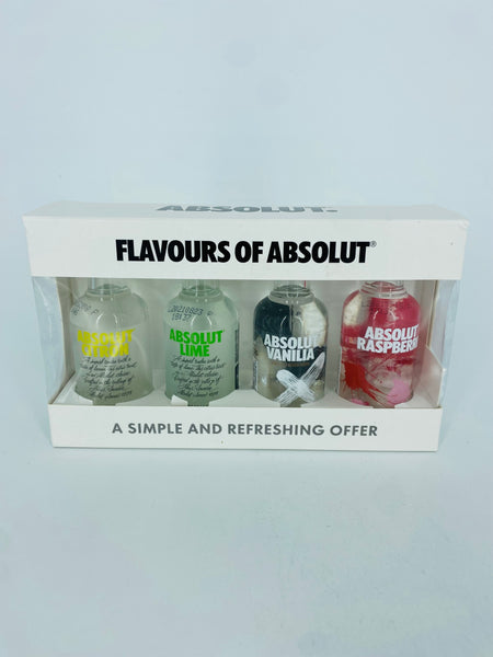 Absolut Vodka Flavours (4 x 50ml)