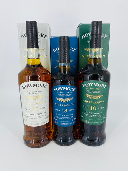 Bowmore Aston Martin Set (2 x 1L + 1 x 700ml)