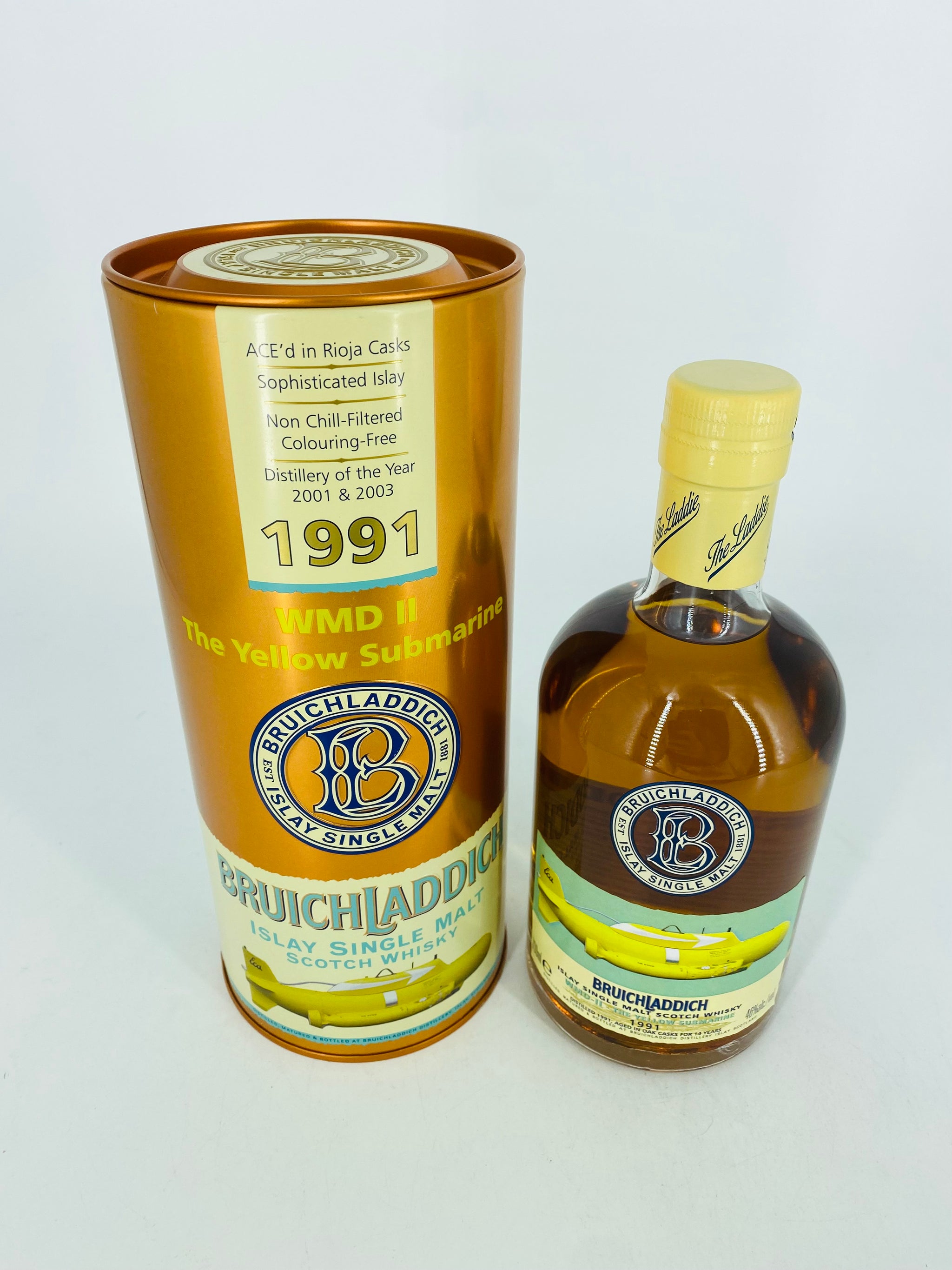 Bruichladdich 1991 The Yellow Submarine WMD II 14YO (700ml