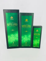 Johnnie Walker Green Label 15YO Pure Malt Discontinued (1L + 700ml + 200ml)