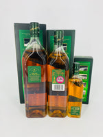 Johnnie Walker Green Label 15YO Pure Malt Discontinued (1L + 700ml + 200ml)