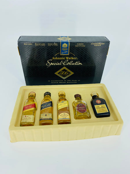 Johnnie Walker 500 Years Special Collection Miniatures (5 x 50ml)