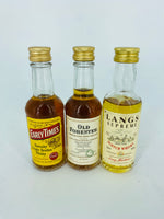 Miniatures - Various Whiskies (3 x Various Sizes)