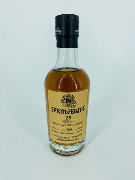 Springbank 28YO Springbank Society (200ml)