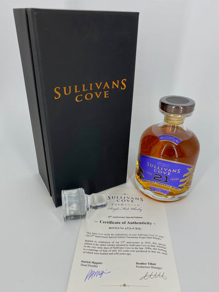 Sullivans Cove 21YO 25th Anniversary Special Edition (770ml)